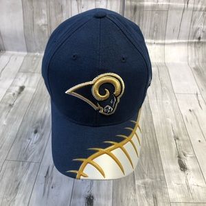 St. Louis Rams Baseball Cap Vintage NFL Reebok Cotton Adjustable Hat